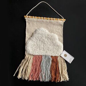 H&M Cloud Tassles Wall Hanging Macrame Decor